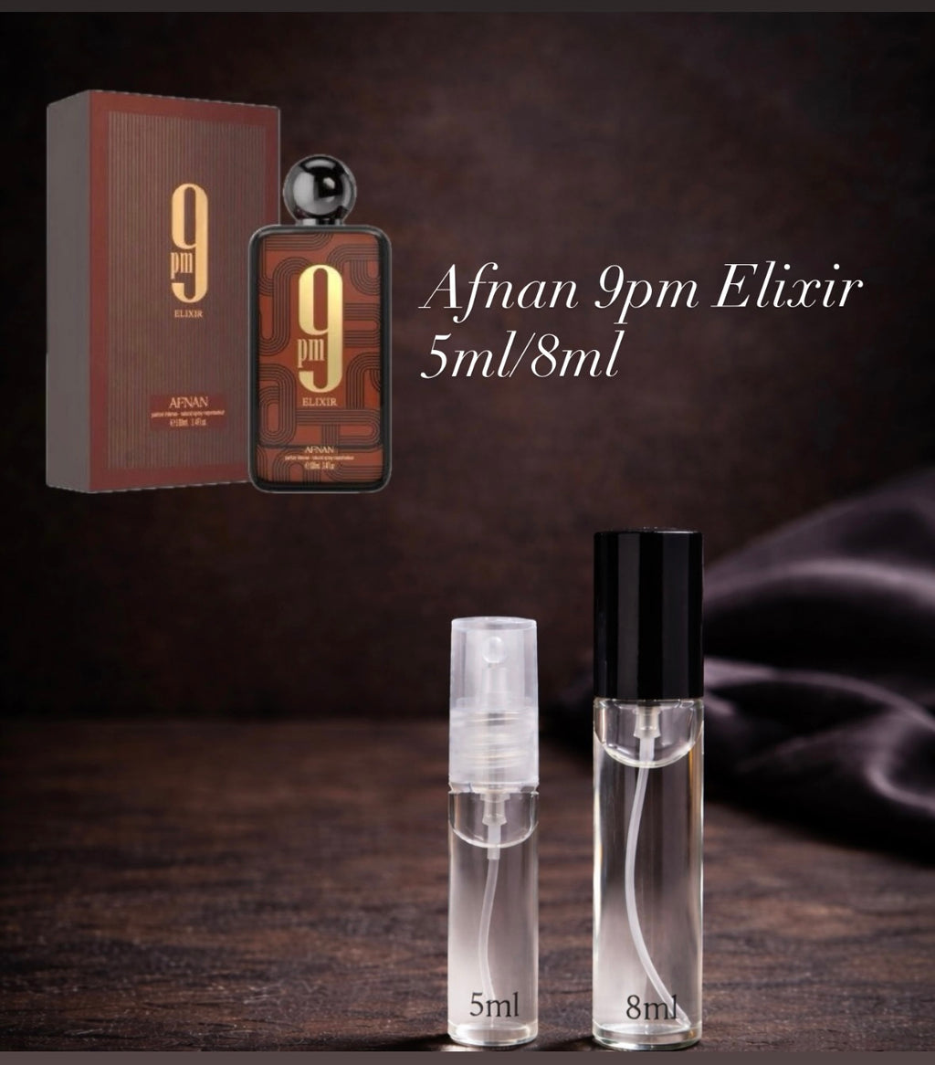Afnan 9PM Elixir Extrait De Parfum Decant