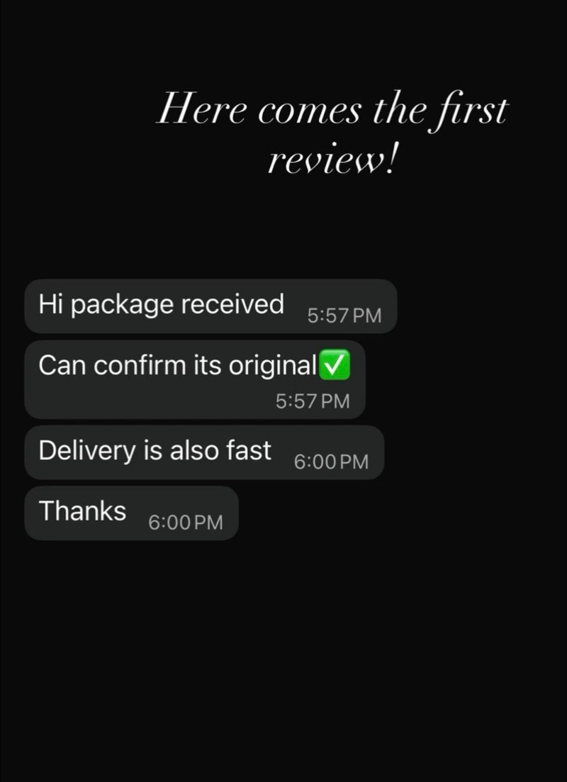 Customer review screenshot