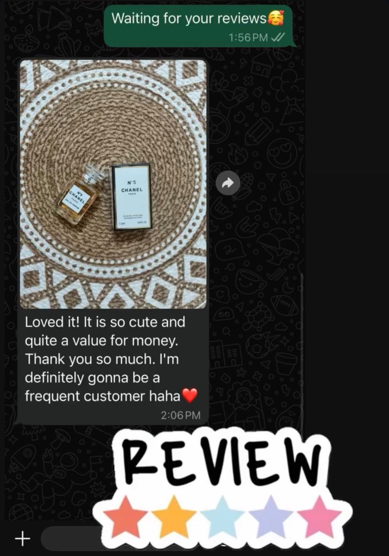 Customer review screenshot